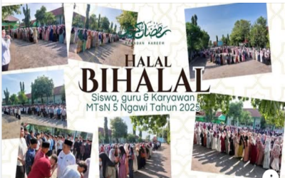 Halal Bihalal Siswa, Guru & Karyawan MTsN 5 Ngawi 1446H